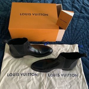 Louis Vuitton Chelsea Men’s US Size 9 Black Boots